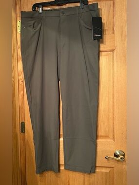 NWT Lululemon ABC Classic-Fit Pant 40" x 34" L Warpstreme. Color: Army Green.